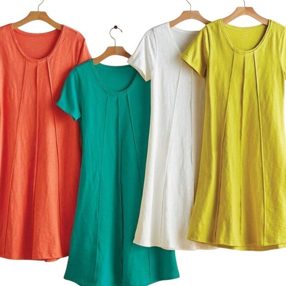 Soft Surroundings Marchesa Dress A Line Sustainable Exposed Seam Dress Size 1X - Picture 3 of 11